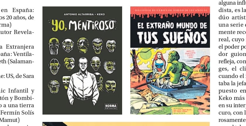 Astiberri 20 años, Premios Barcelona 2021, ‘Yo, mentiroso’ y ‘El extraño mundo de tus sueños’