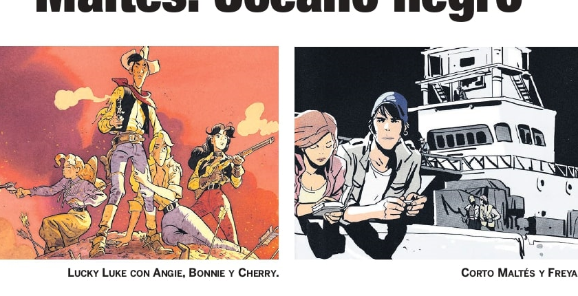 Dos novedades: ‘Se busca Lucky Luke’ y ‘Corto Maltés: Océano negro’
