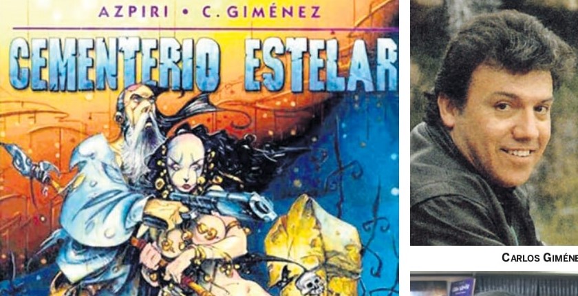 ‘Cementerio estelar’, un estimable cómic de Alfonso Azpiri y Carlos Giménez
