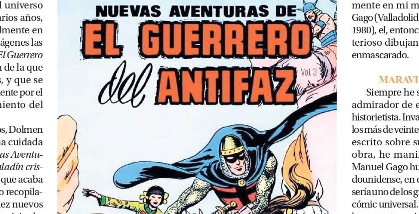 Dolmen reedita la Nuevas Aventuras de 'El Guerrero del Antifaz ...