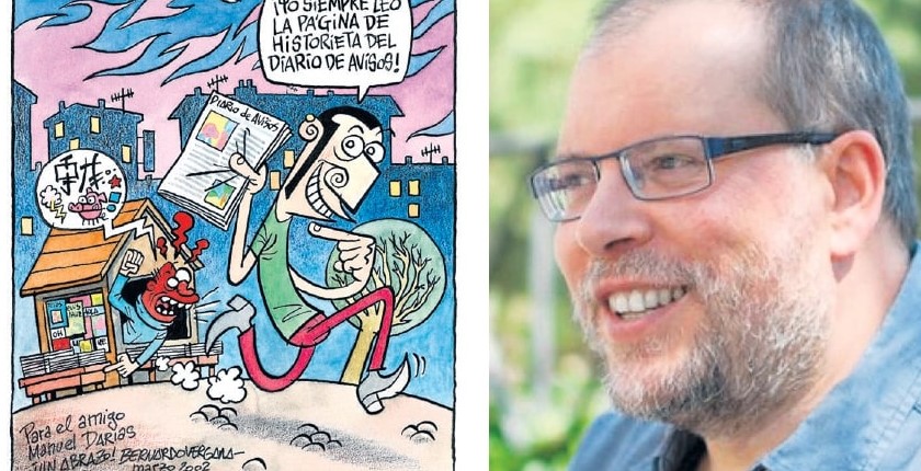Urbano, magistral historieta de humor de Bernardo Vergara