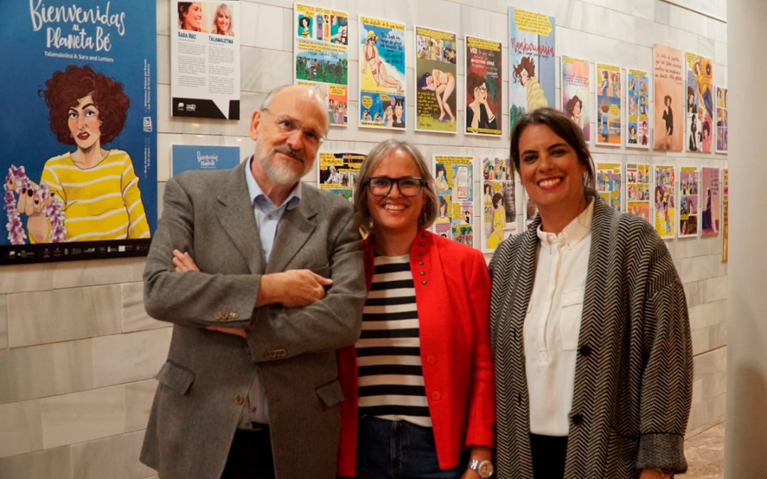 Sara Ruiz y Carla Fernández inauguran ‘Planeta Bé’ en la Biblioteca Pública de Las Palmas