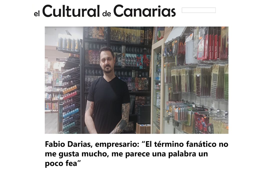 EL CULTURAL DE CANARIAS | Fabio Doria, empresario: “El término fanático no me gusta mucho, me parece una palabra un poco fea”