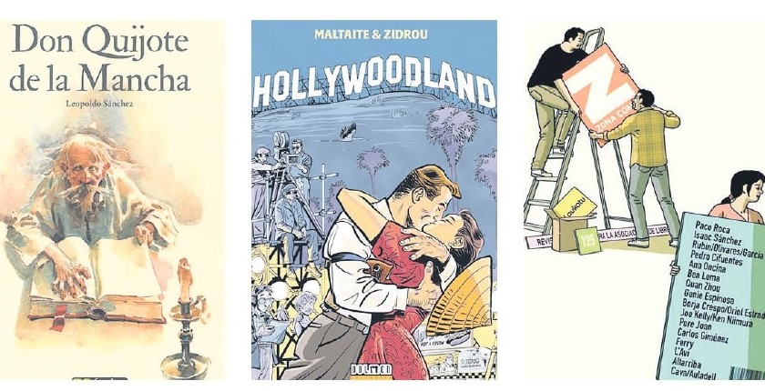 ‘Don Quijote de la Mancha’, ‘Hollywoodland’ y los cierres de DQómics y la revista ‘Z’