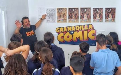 El IES Magallanes visita la exposición ‘Mararía, de Rafael Arozarena’ en Granadilla