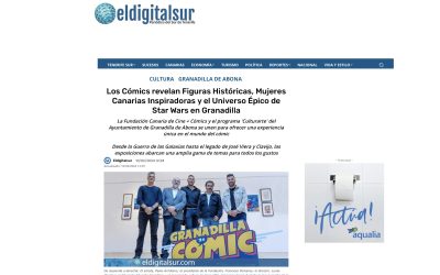 EL DIGITAL SUR | Los Cómics revelan Figuras Históricas, Mujeres Canarias Inspiradoras y el Universo Épico de Star Wars en Granadilla