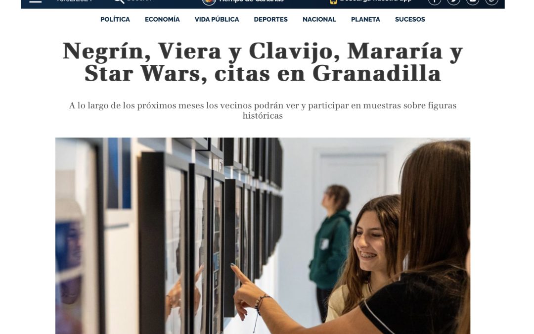 TIEMPO DE CANARIAS | Negrín, Viera y Clavijo, Mararía y Star Wars, citas en Granadilla