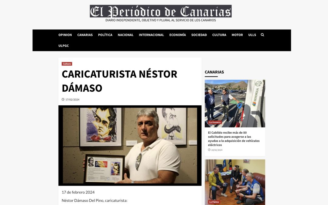 EL PERIÓDICO DE CANARIAS | Caricaturista Néstor Dámaso Del Pino