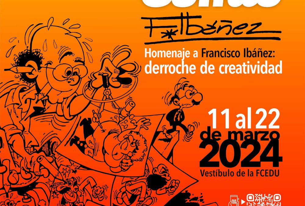 El Aula de Cómic de la Facultad de Ciencias de la Educación y la Biblioteca Universitaria organizan la exposición Homenaje a Francisco Ibáñez: derroche de creatividad
