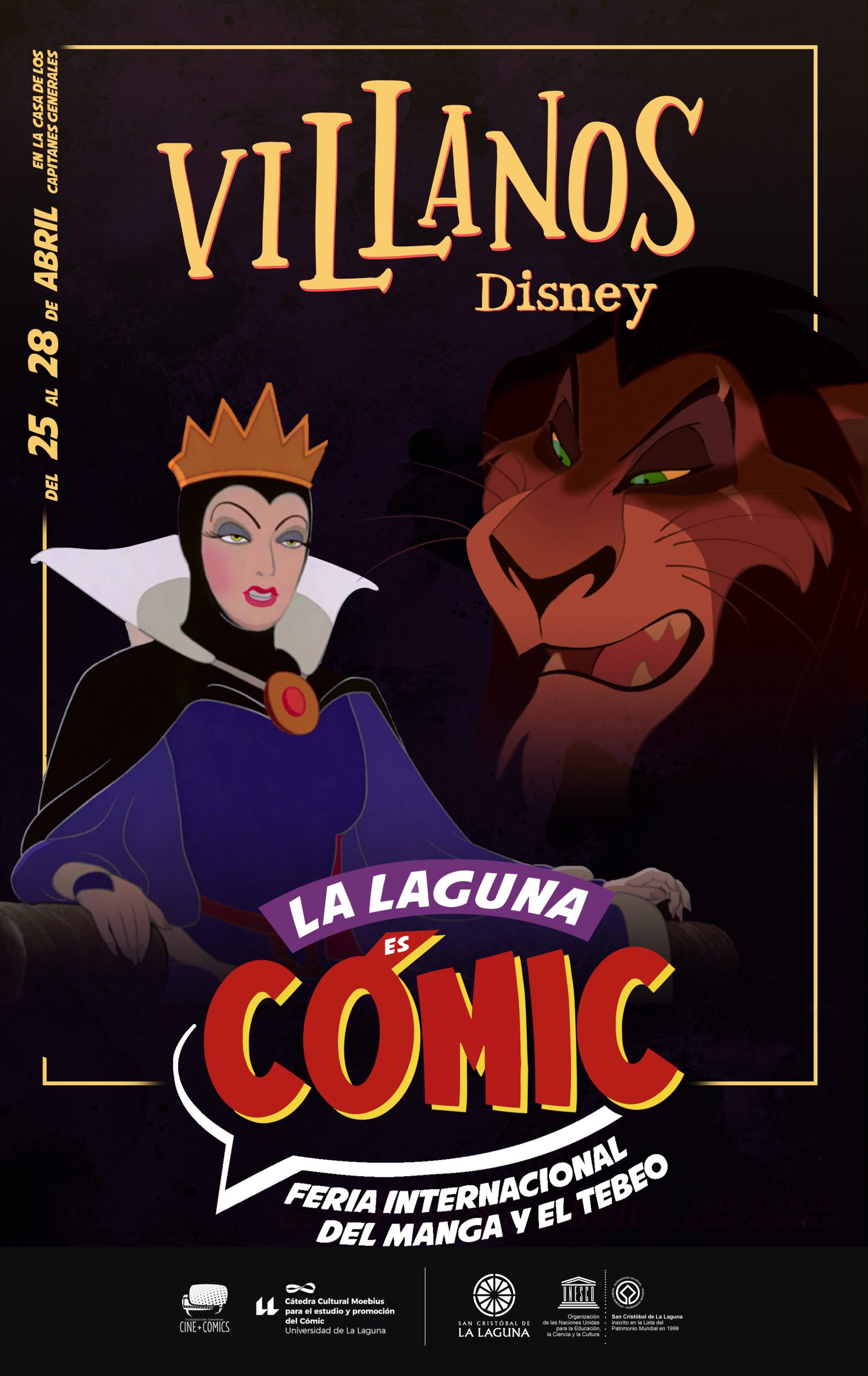 53x84cm - CARTEL - VILLANOS DISNEY