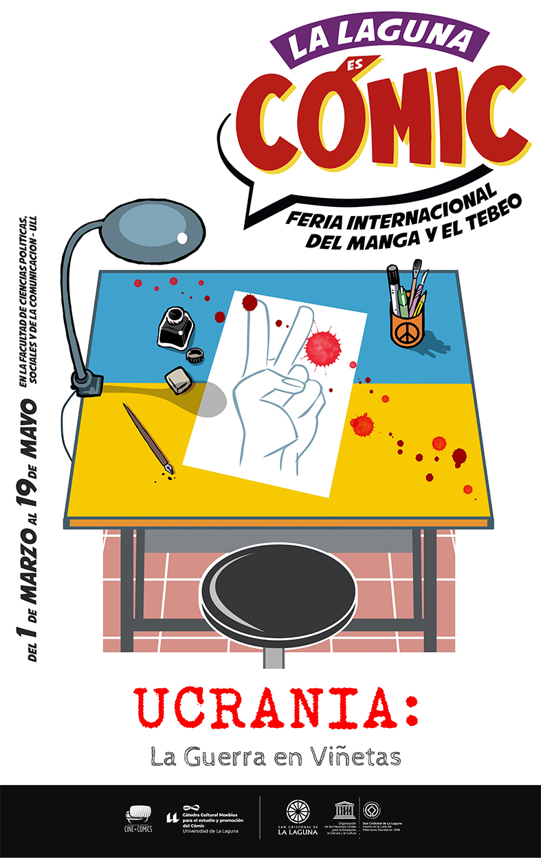 CARTEL - LA LAGUNTA ES COMIC 2024 - _0002_53x84cm - CARTEL - UCRANIA