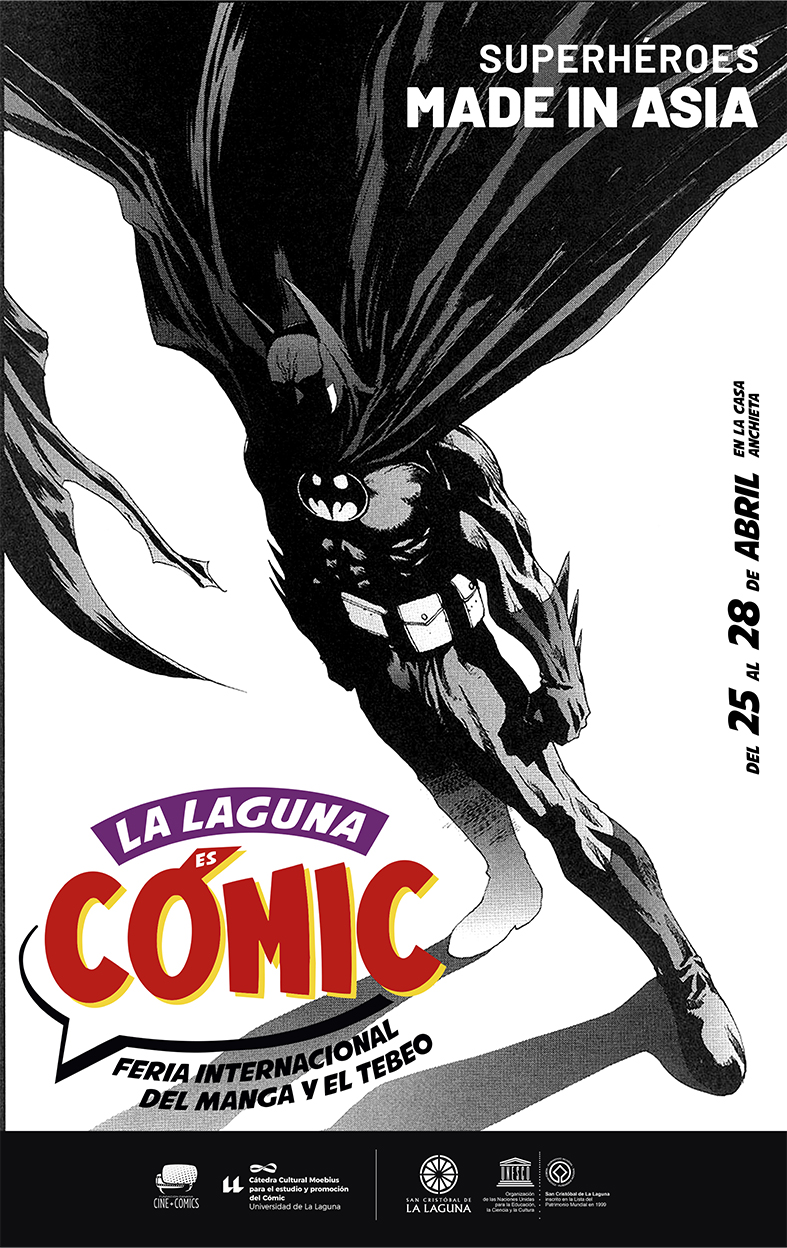 CARTEL - LA LAGUNTA ES COMIC 2024 - _0003_53x84cm - CARTEL - SUPERHÉROES ASIA