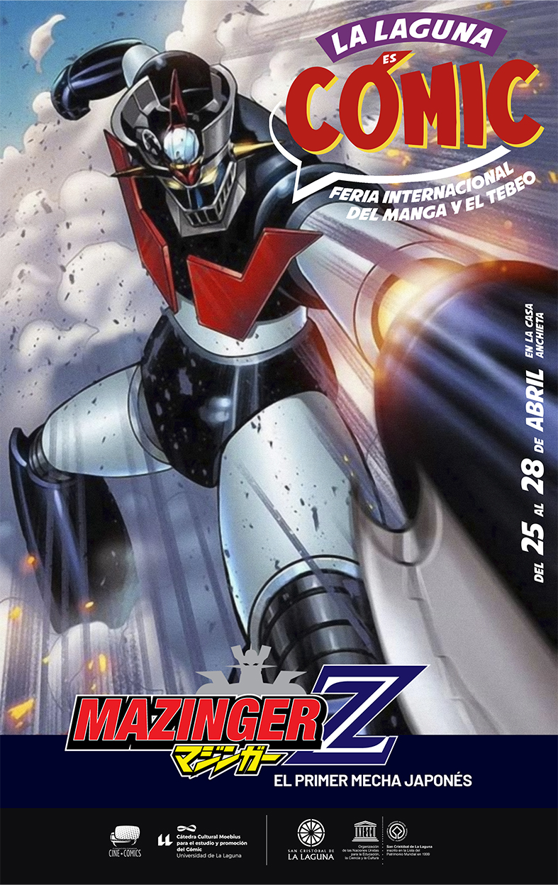 CARTEL - LA LAGUNTA ES COMIC 2024 - _0009_53x84cm - CARTEL - MAZINGER Z