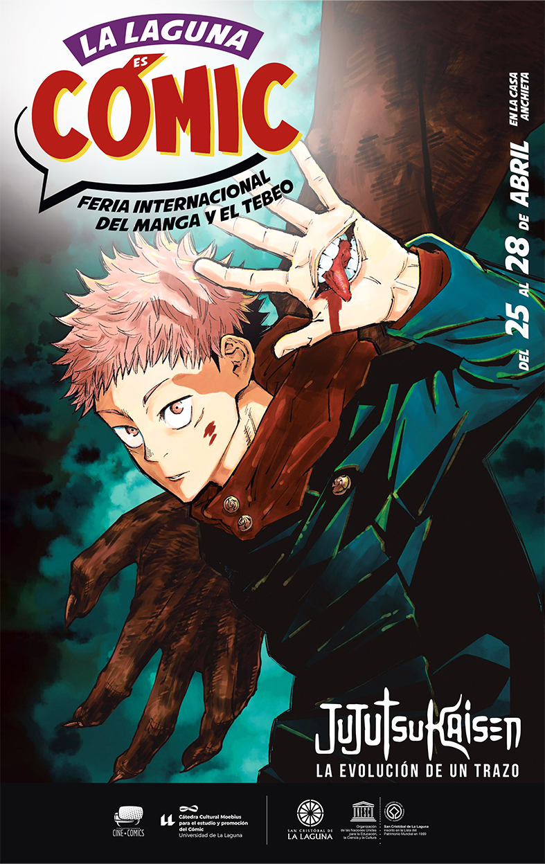 CARTEL - LA LAGUNTA ES COMIC 2024 - _0012_53x84cm - CARTEL - JUJUTSU KAISEN