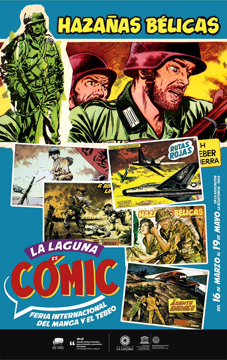 CARTEL - LA LAGUNTA ES COMIC 2024 - _0014_53x84cm - CARTEL - HAZAÑAS BELICAS