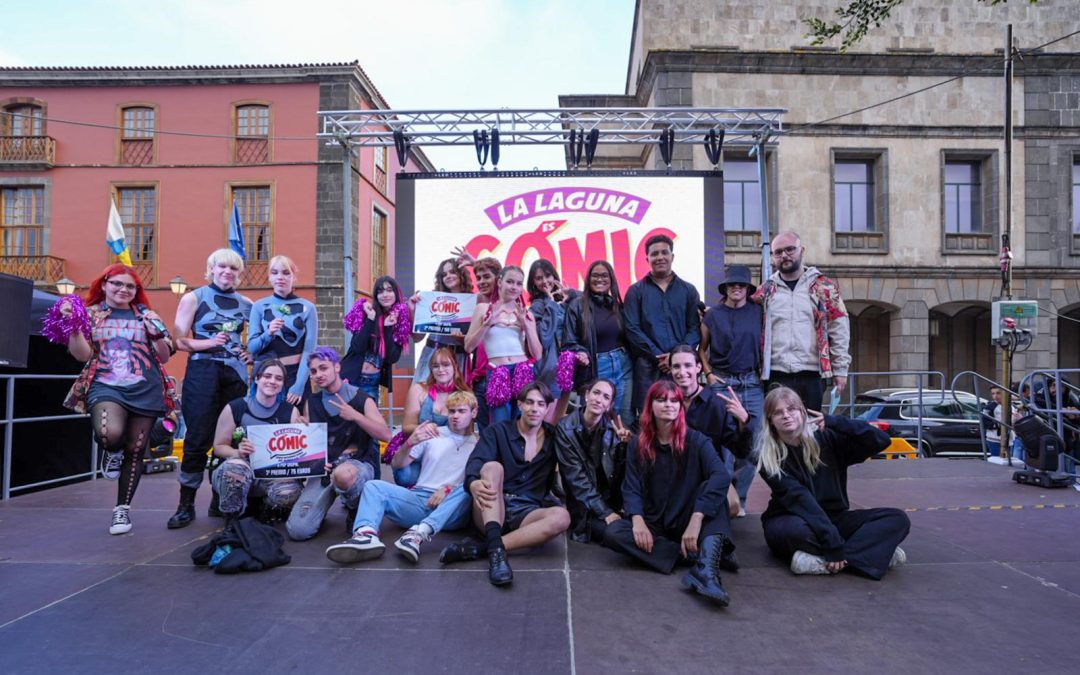 El grupo Phoenix triunfa en la categoría grupal de k-pop de ‘La Laguna es Cómic’