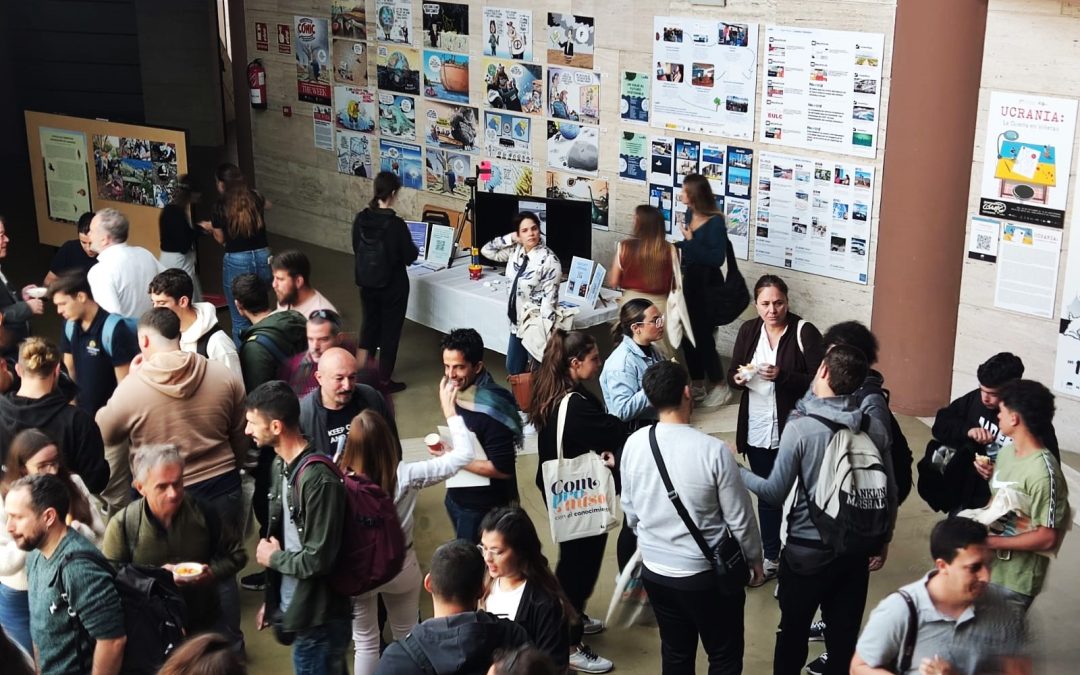 La Fundación participa en el proyecto ‘CanBio’ con una exposición de viñetas sobre el cambio climático publicadas en The Week