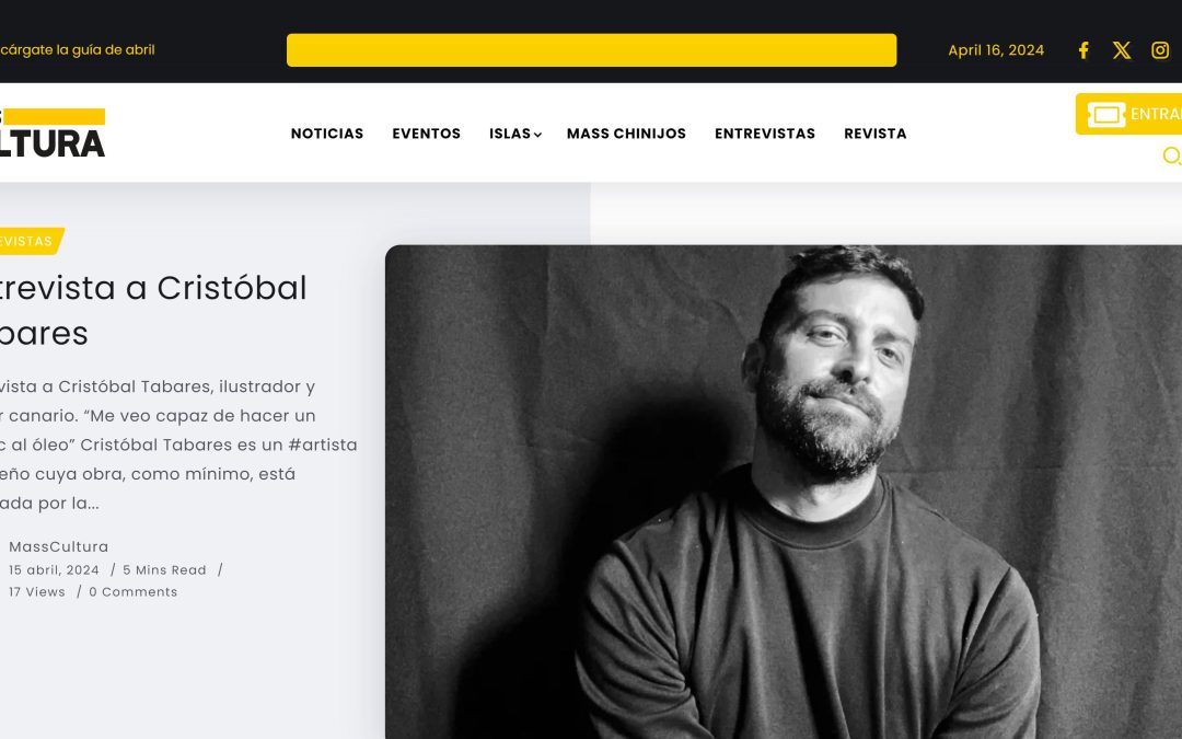MASS CULTURA | Entrevista a Cristóbal Tabares