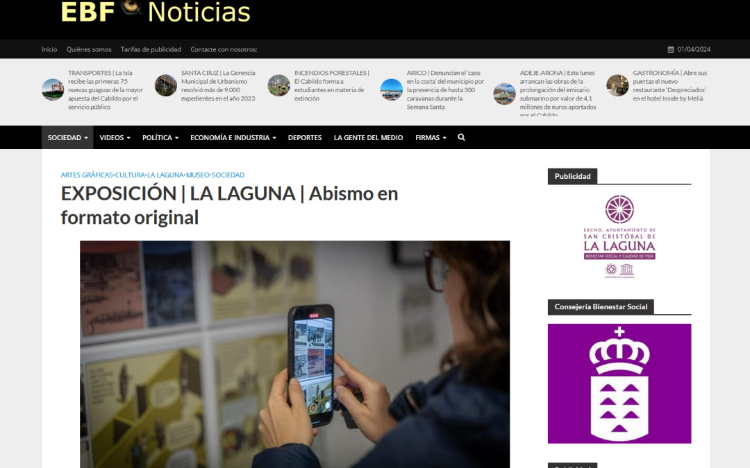EL BLOGO FEROZ | EXPOSICIÓN | LA LAGUNA | Abismo en formato original