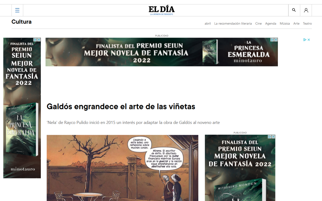 EL DÍA | Galdós engrandece el arte de las viñetas
