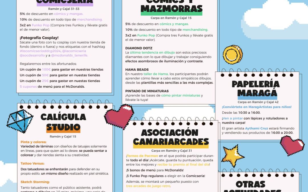 Santa Cruz se une el 8 de junio a la celebración del ‘Día del Cómic Gratis’