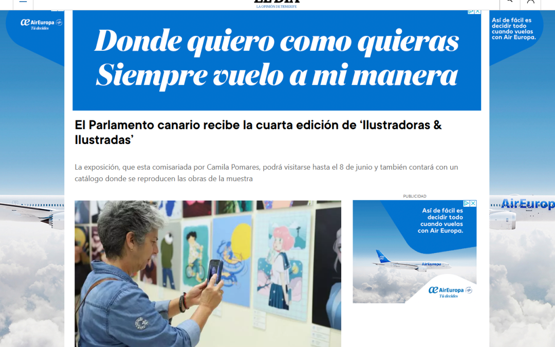 EL DÍA |  El Parlamento canario recibe la cuarta edición de ‘Ilustradoras & Ilustradas’