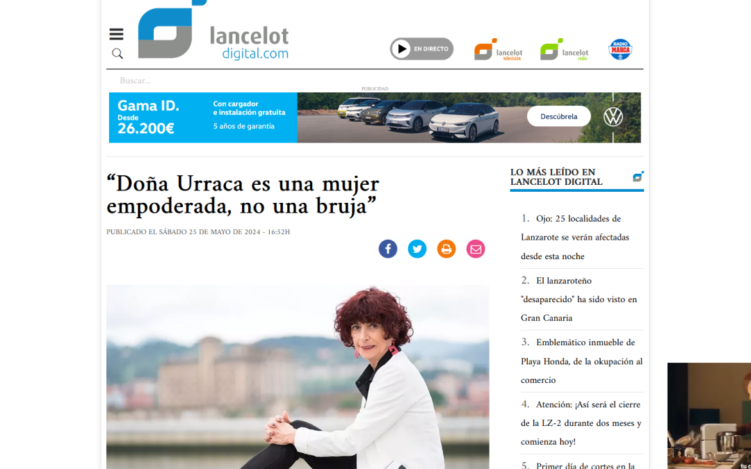 LANCELOT DIGITAL | “Doña Urraca es una mujer empoderada, no una bruja”
