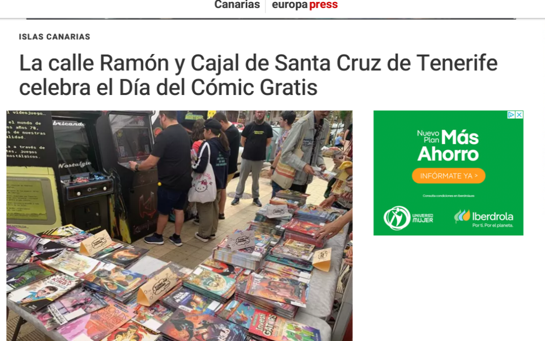 EUROPA PRESS | La calle Ramón y Cajal de Santa Cruz de Tenerife celebra el Día del Cómic Gratis