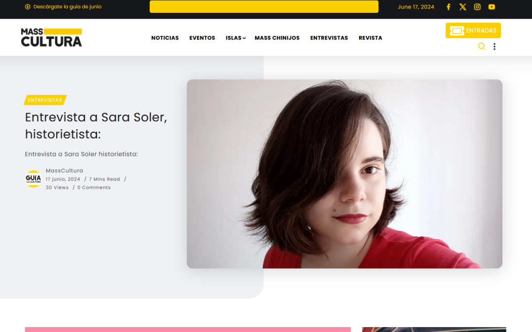 MASS CULTURA | Entrevista a Sara Soler, historietista