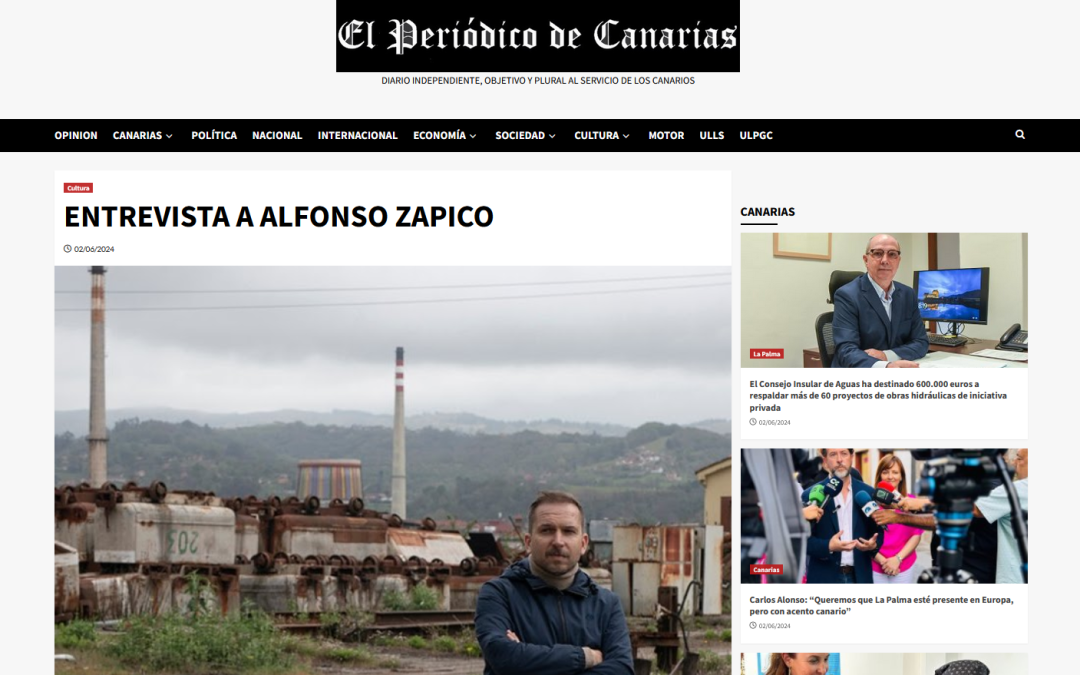 EL PERIÓDICO DE CANARIAS | ENTREVISTA A ALFONSO ZAPICO