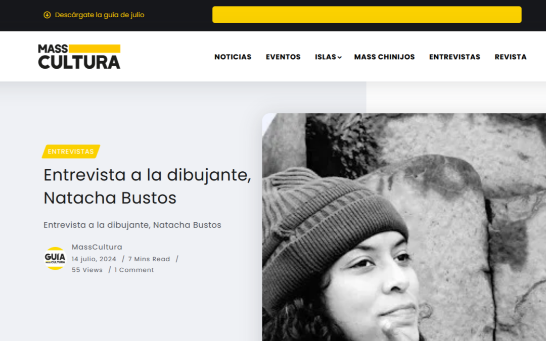 MASS CULTURA | Entrevista a la dibujante, Natacha Bustos