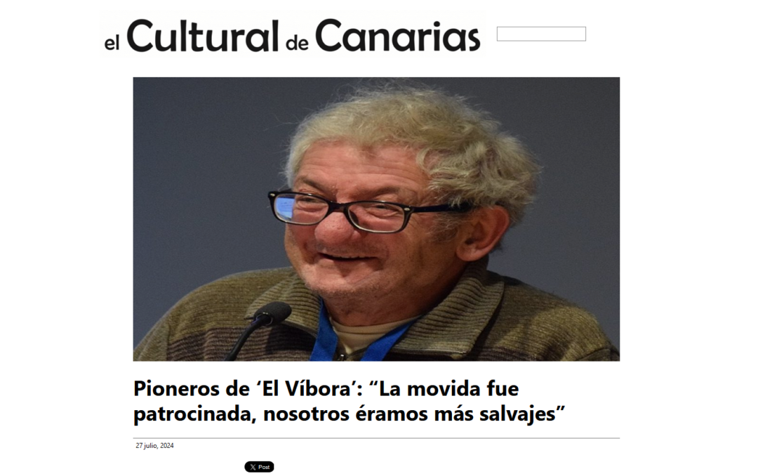 EL CULTURAL DE CANARIAS | Pioneros de ‘El Víbora’: “La movida fue patrocinada, nosotros éramos más salvajes”