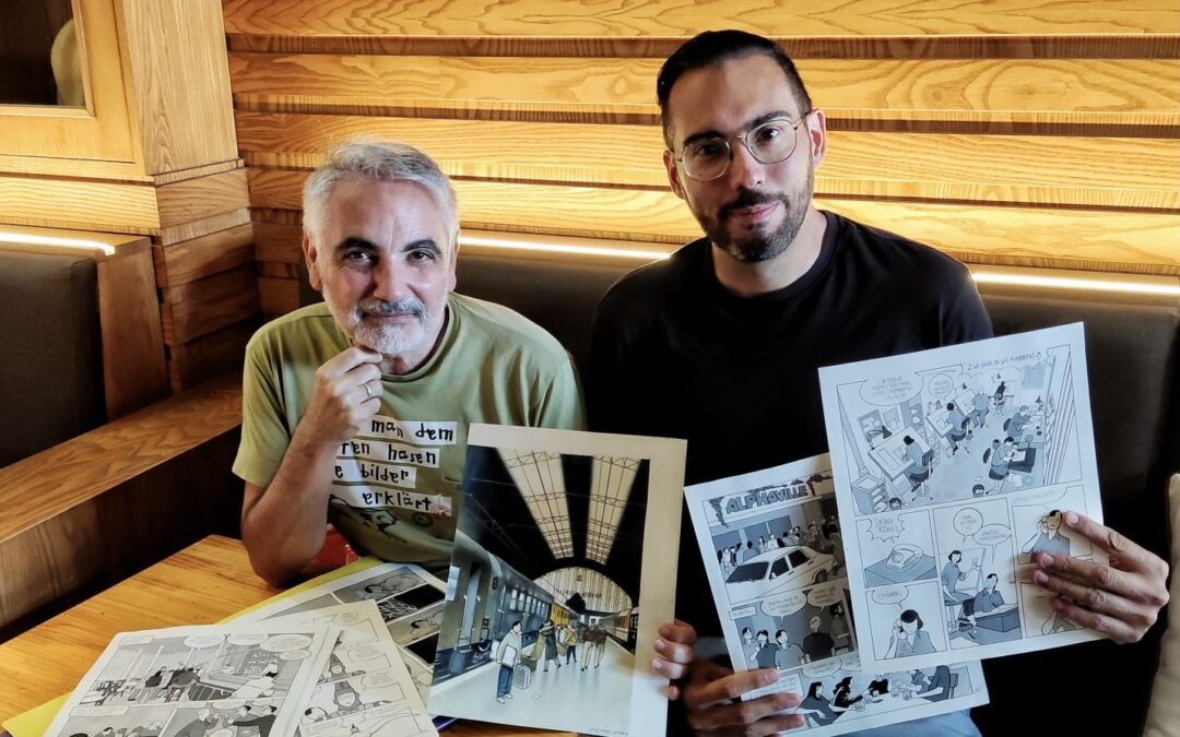Los originales de ‘Sueños de tinta’, de Juan Álvarez, llegan a Canarias y se expondrán durante Santa Cruz Cómic