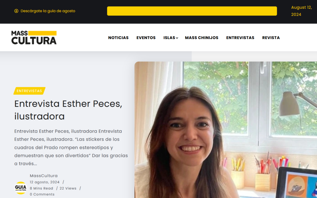 MASS CULTURA | Entrevista Esther Peces, ilustradora