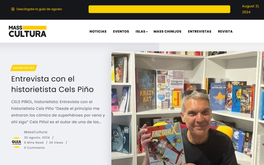 MASS CULTURA | Entrevista con el historietista Cels Piño