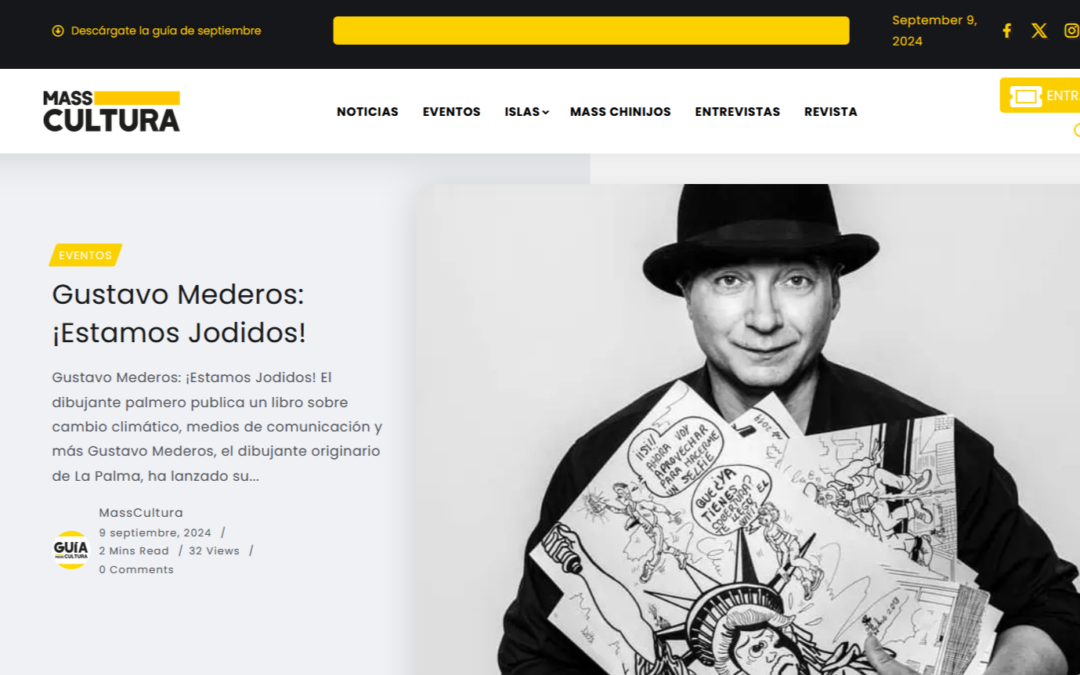 MASS CULTURA | Gustavo Mederos sentencia: ¡¡¡Estamos jodidos!!!