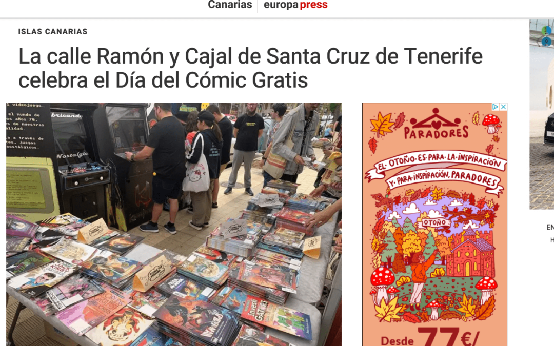 EUROPAPRESS | La calle Ramón y Cajal de Santa Cruz de Tenerife celebra el Día del Cómic Gratis
