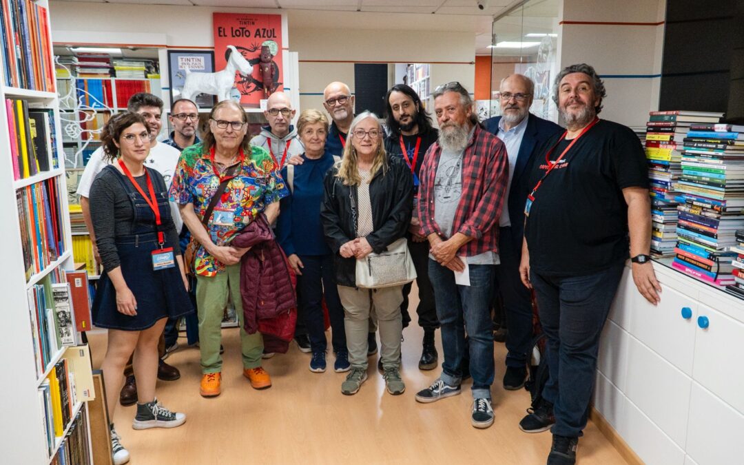 La Fundación Cine+Cómics recibe la visita de los invitados a Santa Cruz Cómic 2024