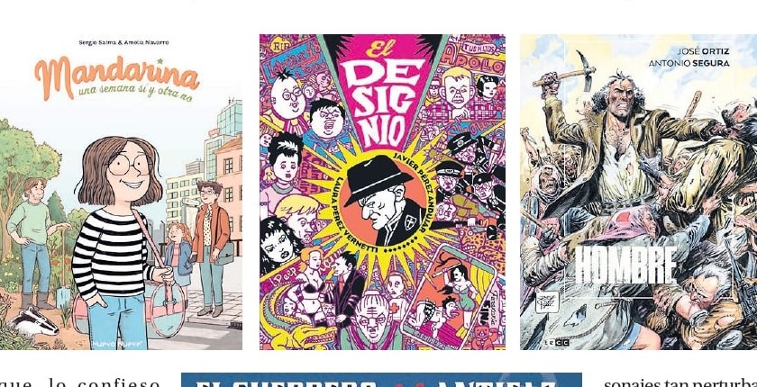 Cuatro novedades: ‘Mandarina’, ‘El designio’, ‘Hombre’ y ‘El Guerrero del Antifaz (80 aniversario)’