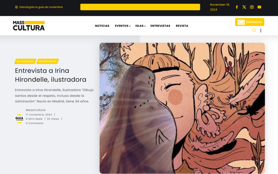 MASS CULTURA | Entrevista a Irina Hirondelle, ilustradora