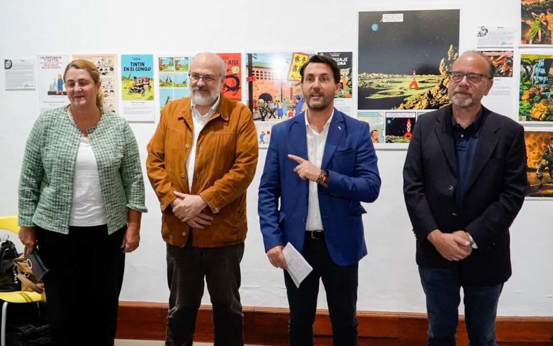Inaugurada la exposición sobre los cómics que cuentan la historia del siglo XX, en la casa de la Cultura de Tacoronte