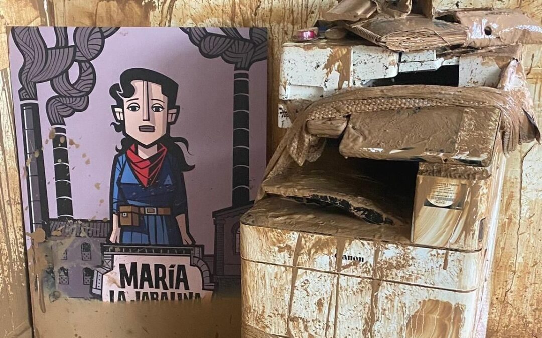 Durán anuncia un cómic para relatar lo ocurrido con la DANA