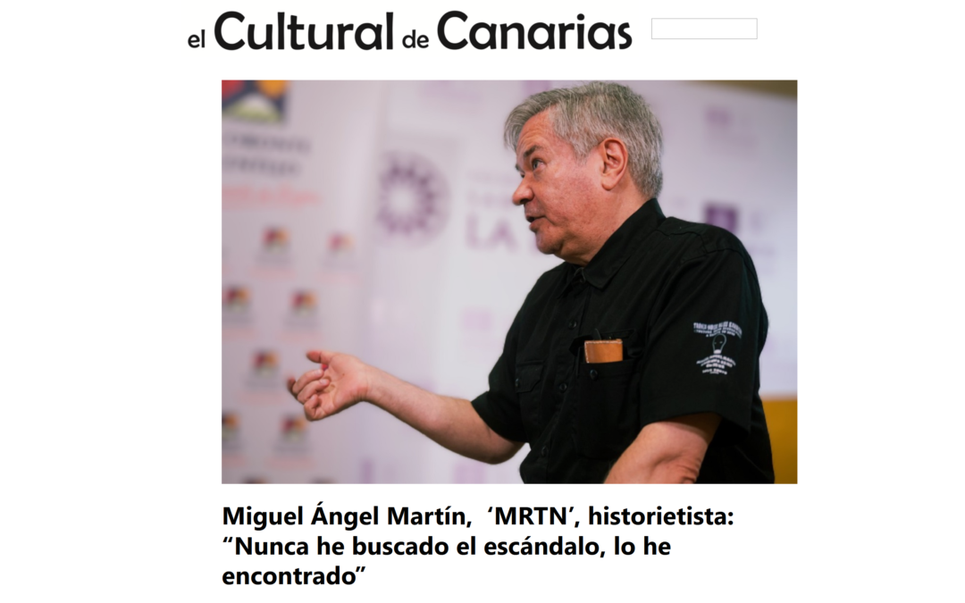 EL CULTURAL DE CANARIAS | Miguel Ángel Martín,  ‘MRTN’, historietista: “Nunca he buscado el escándalo, lo he encontrado”