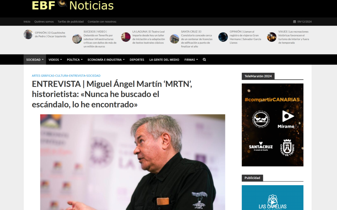 EL BLOGO FEROZ | ENTREVISTA | Miguel Ángel Martín ‘MRTN’, historietista: «Nunca he buscado el escándalo, lo he encontrado»
