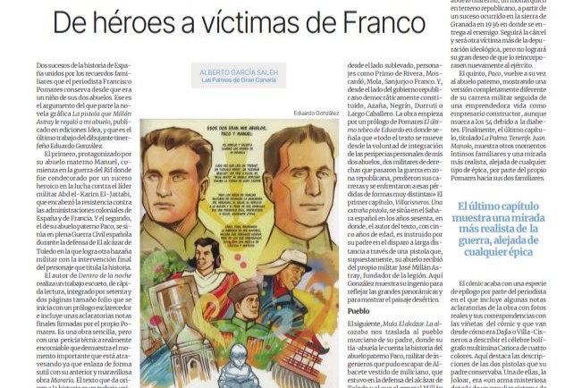 LA PROVINCIA. DIARIO DE LAS PALMAS | De héroes a víctimas de Franco