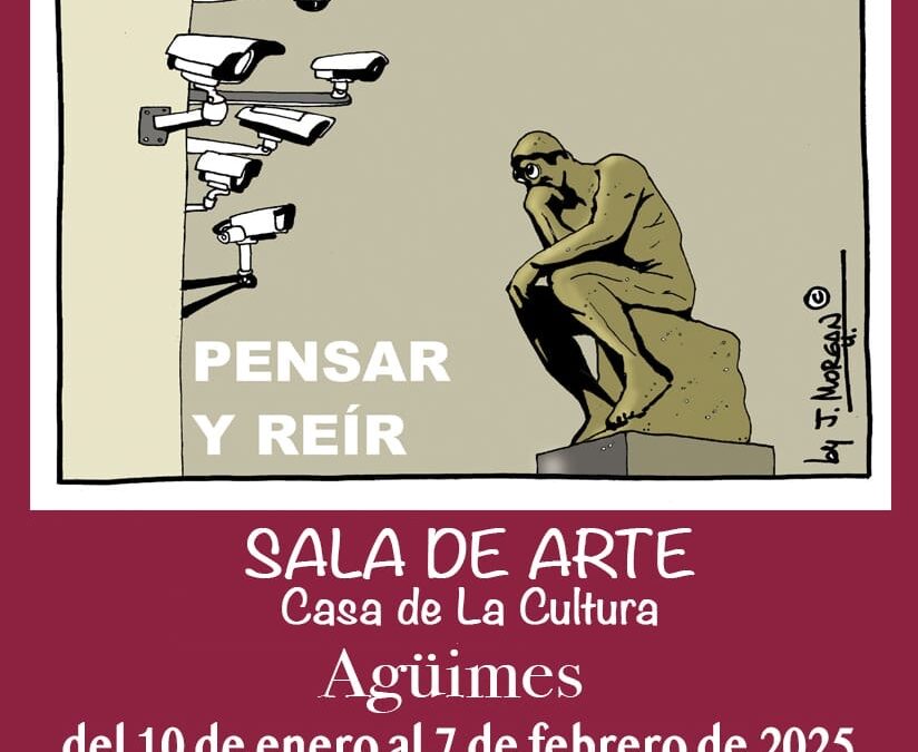 La Sala de Arte Agüimes acoge una exposición de viñetas de J. Morgan