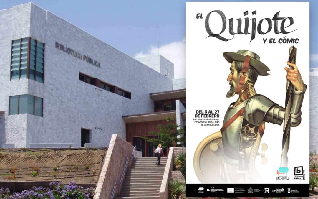 El Quijote y el cómic llega a la Biblioteca de Las Palmas de Gran Canaria