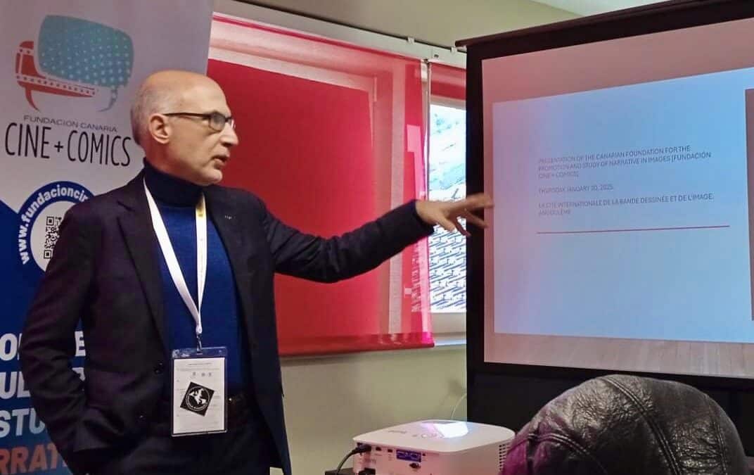 Eduardo Serradilla presenta en Angoulême el proyecto cultural de la Fundación