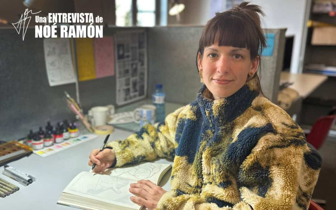 Marta Cartu, historietista: “Me parece interesante que cuando miras a una máquina también te estás mirando a ti como humano y te preguntas qué es la creatividad y el arte”