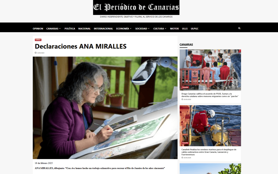 EL PERIÓDICO DE CANARIAS |Declaraciones ANA MIRALLES